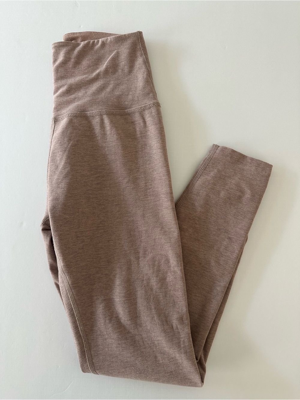 Beyond Yoga Women's Spacedye High Waisted Leggings Soft Mocha Brown Size Small
